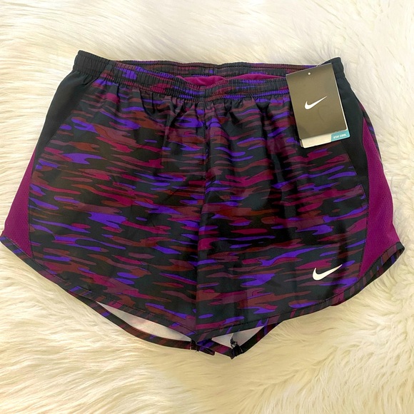 Nike Pants - NIKE Purple/Black Running Shorts XS